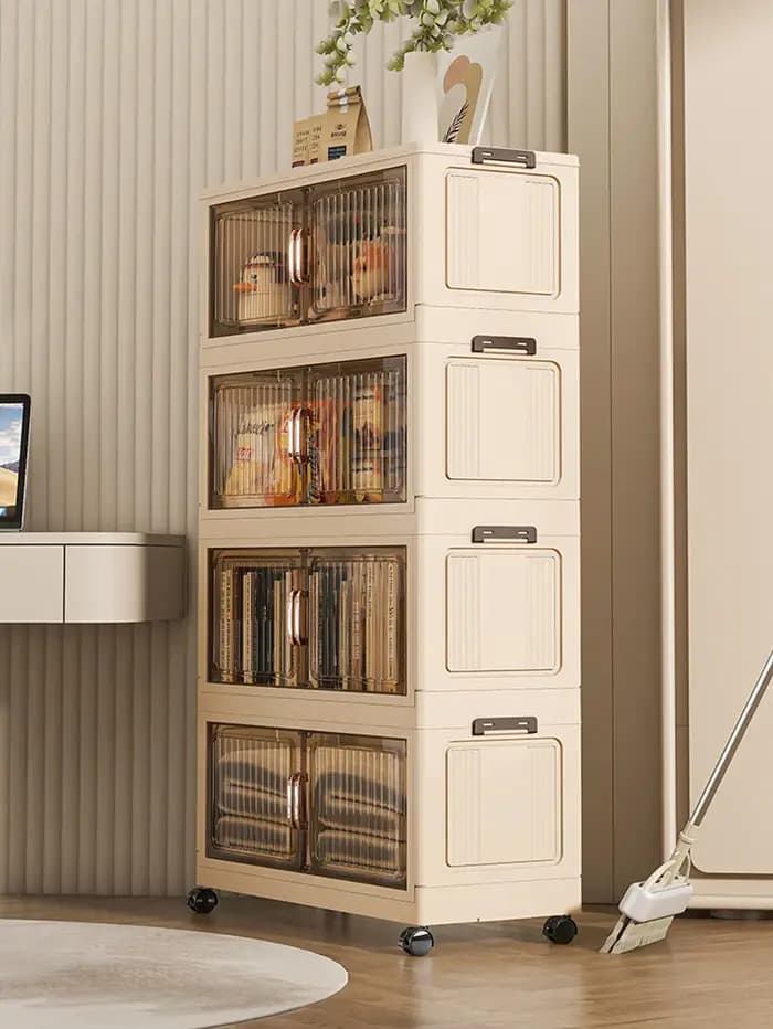 Armoire de rangement sans installation pour un usage domestique dans la cuisine