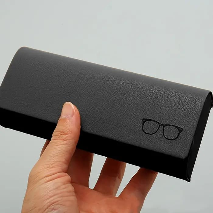 Boîte à lunettes Portable en PU