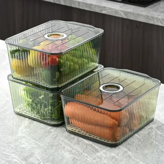 Boîte de rangement pour réfrigérateur de qualité alimentaire