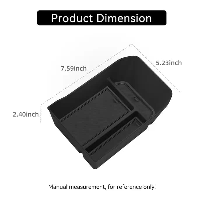 Boîte de rangement pour accoudoir de voiture Kia EV3 2024-2026