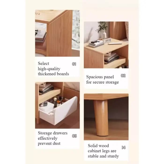 Table de chevet moderne et simple pour la maison