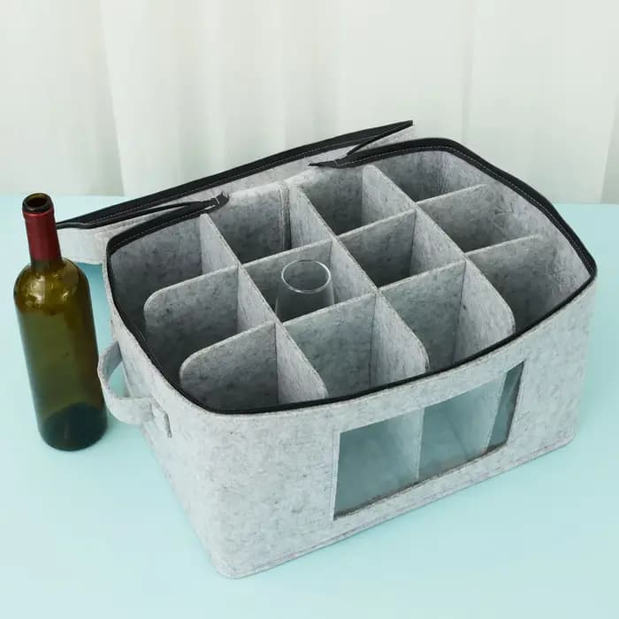 Organisateur de stockage de verres à vin