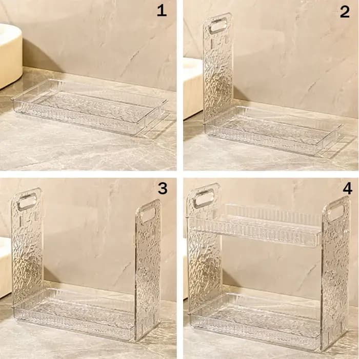 HODouble Layer Cosmetics Storage T1 Toilet Box