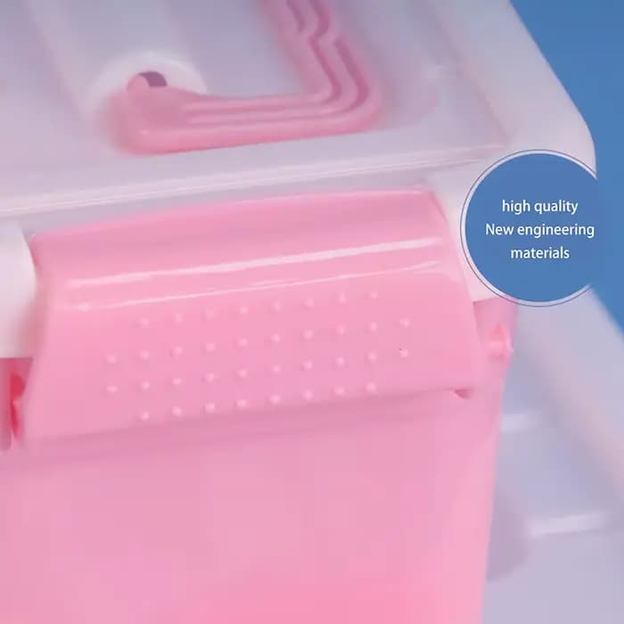 Boîte de rangement en plastique avec couvercle