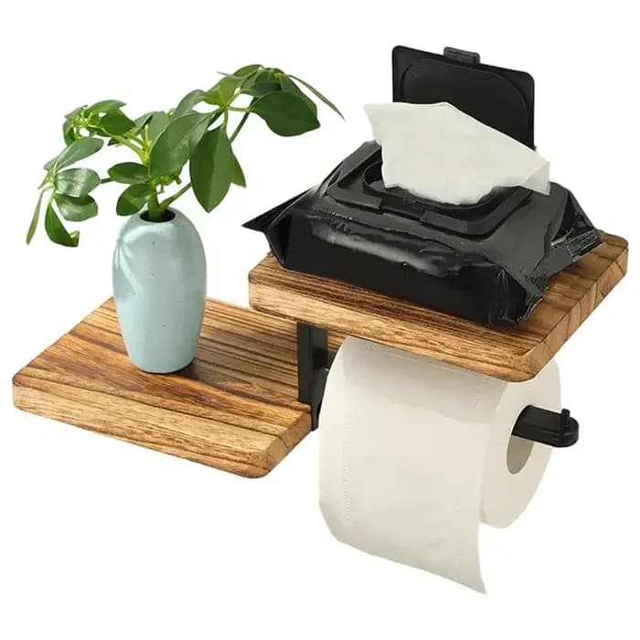 -Royaçon de rangement Vertical pour serviettes en papier, pour cuisine et salle de bain, porte-servi