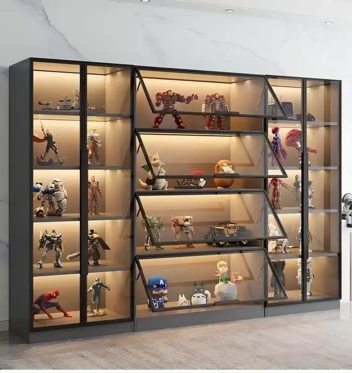 Vitrine en verre trempé sur mesure de toutes tailles
