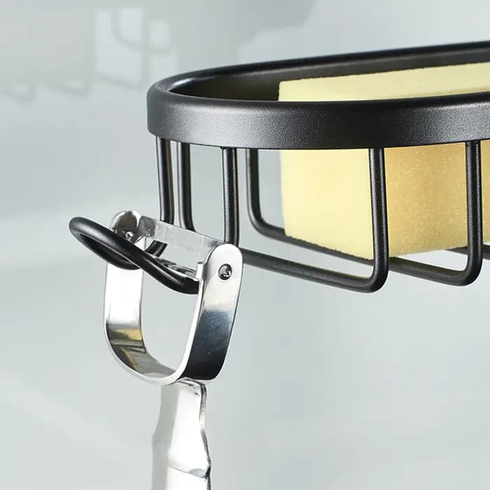 Support de rangement pour robinet de salle de bains
