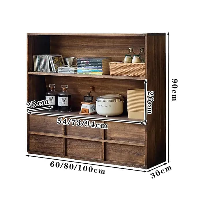 Armoire de salon Glamour du milieu du siècle avec tiroirs