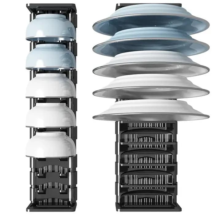Support de rangement pour assiettes de cuisine