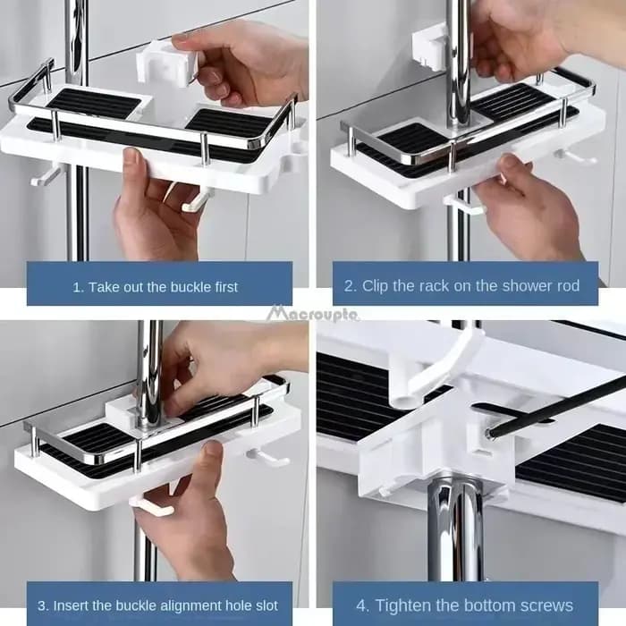 Support de rangement pour salle de bain et douche