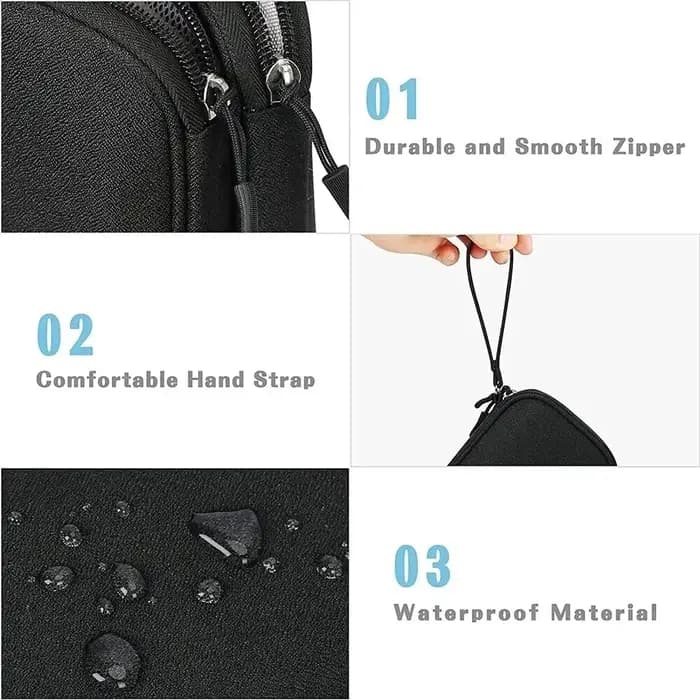 1Pc nouveau sac de rangement de voyage organisateurs de rangement de câbles pochette étui de transpo