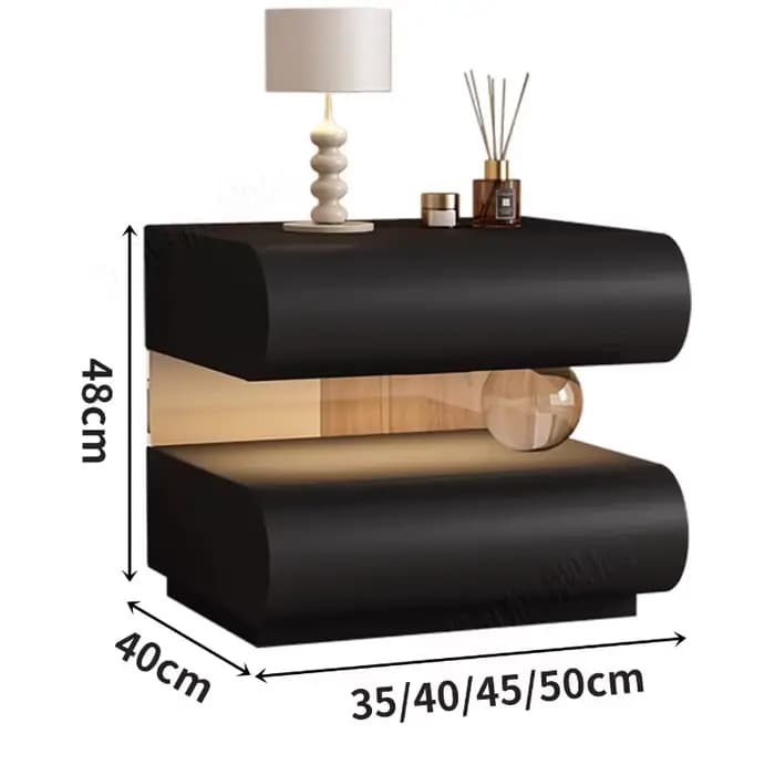 Meuble de rangement noir