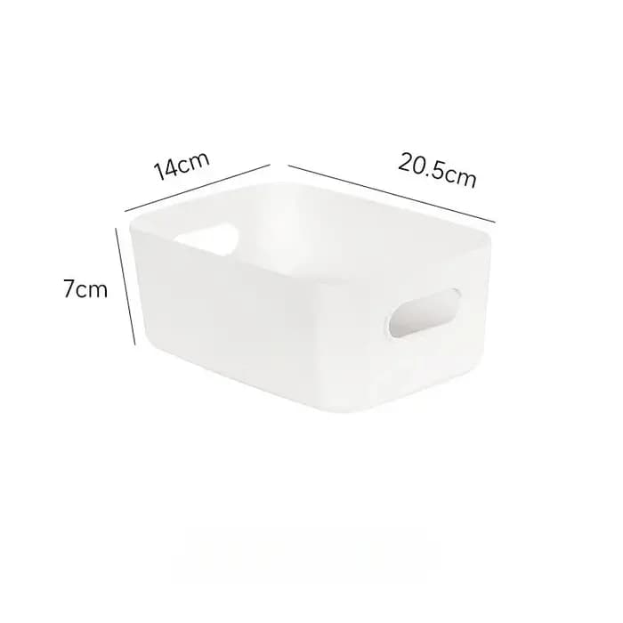 Boîte de rangement de bureau, dortoir, articles divers, boîte de rangement de cosmétiques en plastiq