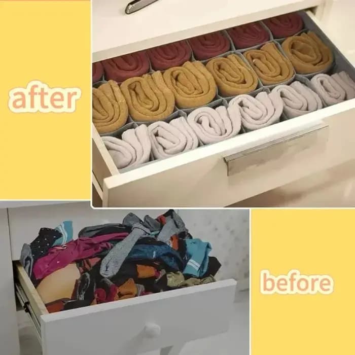 Tiroir organisateur de rangement de sous-vêtements chaussettes et soutien-gorge pantalons boîte