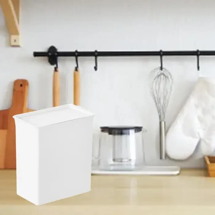 Boîte de rangement pour lessive avec couvercle