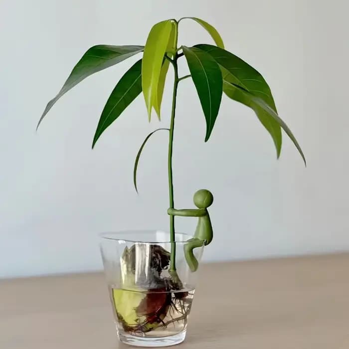 Support pour plantes coloré à 3 niveaux - Le support à fleurs en plastique présente un design unique, pratique pour la culture des plantes et le rangement des fleurs, V