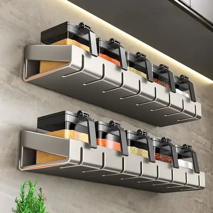 Étagère murale suspendue pour rangement de cuisine