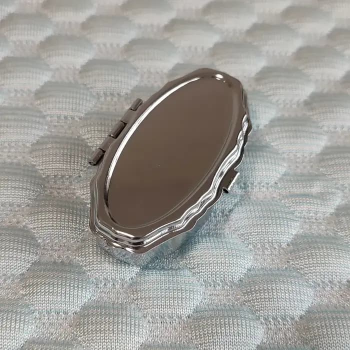 Boîte de rangement portable pour bijoux avec 2 compartiments