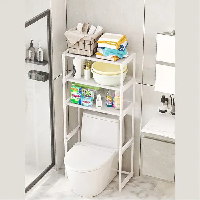 Étagère gain de place pour salle de bain au-dessus de la machine à laver, pour salle de bain, cuisin
