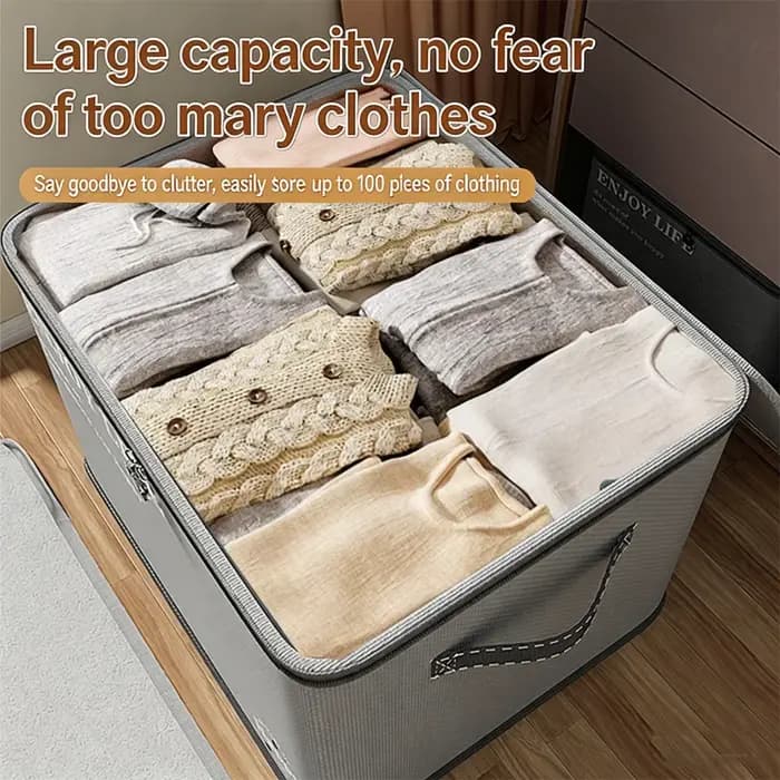 Boîte de rangement superposable pour vêtements