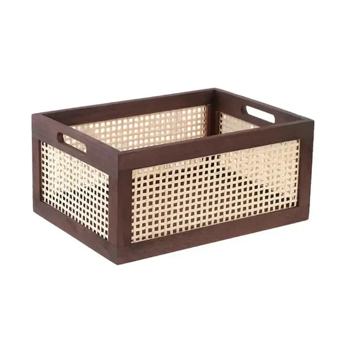 Boîte de rangement de style bohème