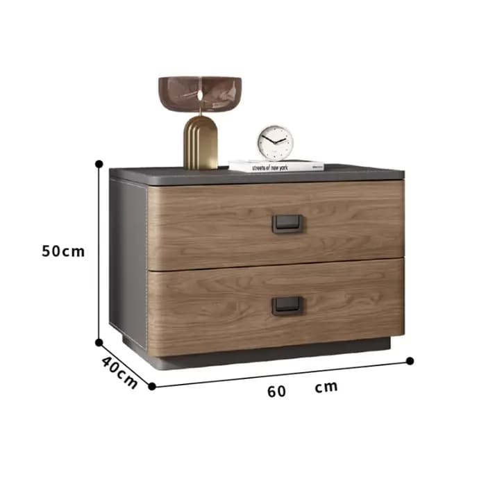 Petite table de chevet de rangement de style italien