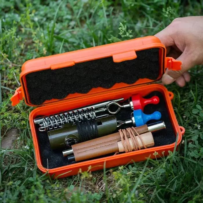 Boîte de survie étanche pour l'extérieur | Outils EDC en plastique anti-poussière et antichoc