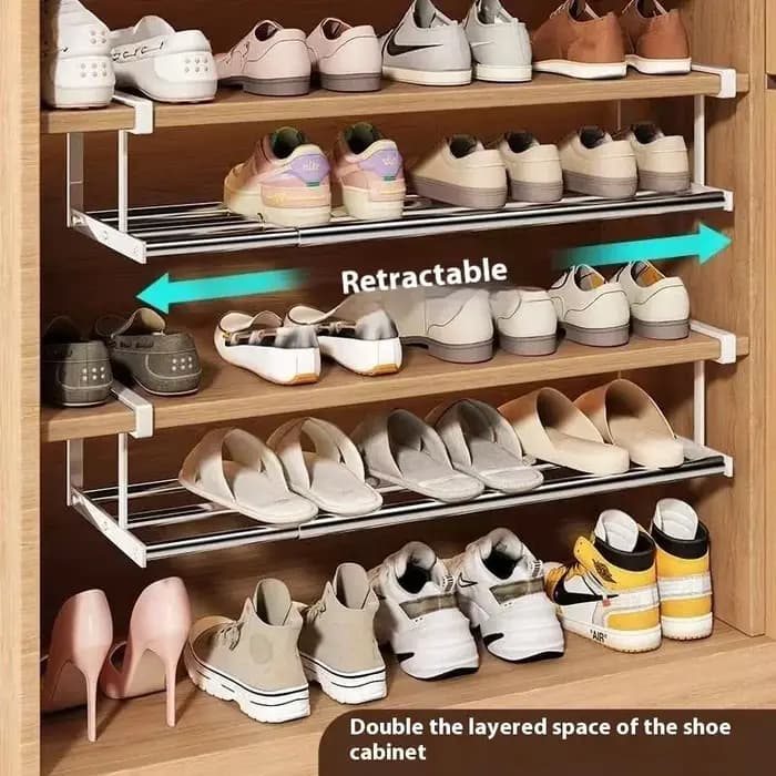 Étagère à chaussures réglable-organisateur