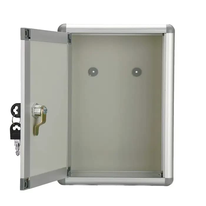 Boîte à courrier murale en alliage d'aluminium de 11 pouces
