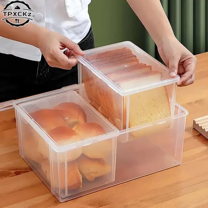 JXCake-Boîte de rangement hermétique transparente pour la cuisine
