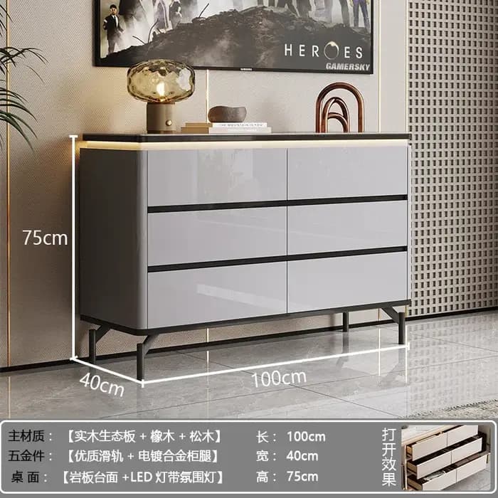 Armoires simples peu encombrantes, rangement Portable pour salon, vitrine moderne et tendance, meubl