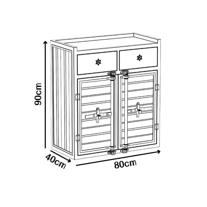 Meubles de rangement extérieurs peu encombrants au design coloré, en métal au design original, pour la maison, style Cutecore