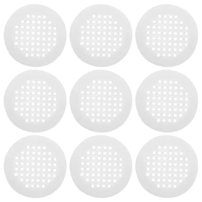 Couvercle décoratif en maille de Ventilation pour armoire, 20 pièces, 60 trous d'air, matériau PP bl
