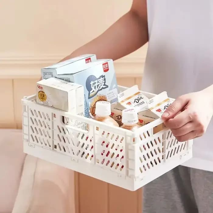Caisse de rangement pliable en plastique