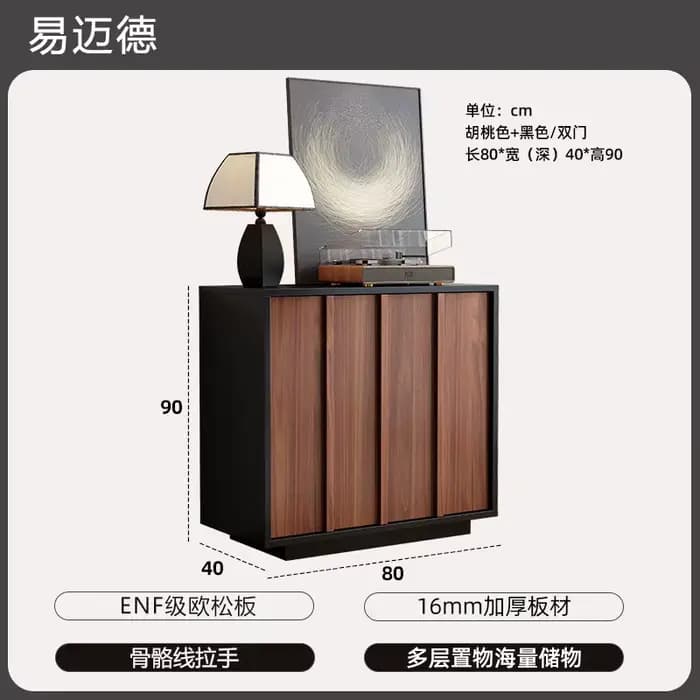 Meuble à chaussures d'entrée d'angle de luxe en bois avec couvercles et rangement compartimenté