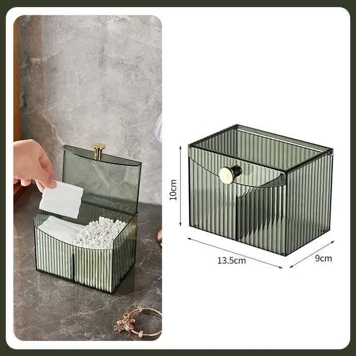 Boîte de rangement pour coton-tige