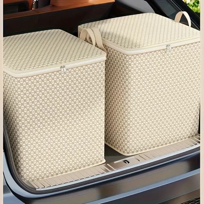 Boîte de rangement en tissu extra-large de 220 litres, conçue pour les couettes, les vêtements et les sous-vêtements - pratique, légère