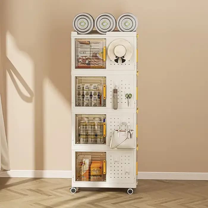 Boîte de Rangement Pliante en Plastique de Grande Capacité