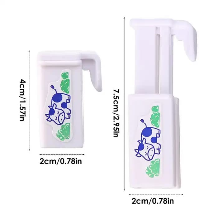 Clips de scellage pour boîte à lait de Style japonais