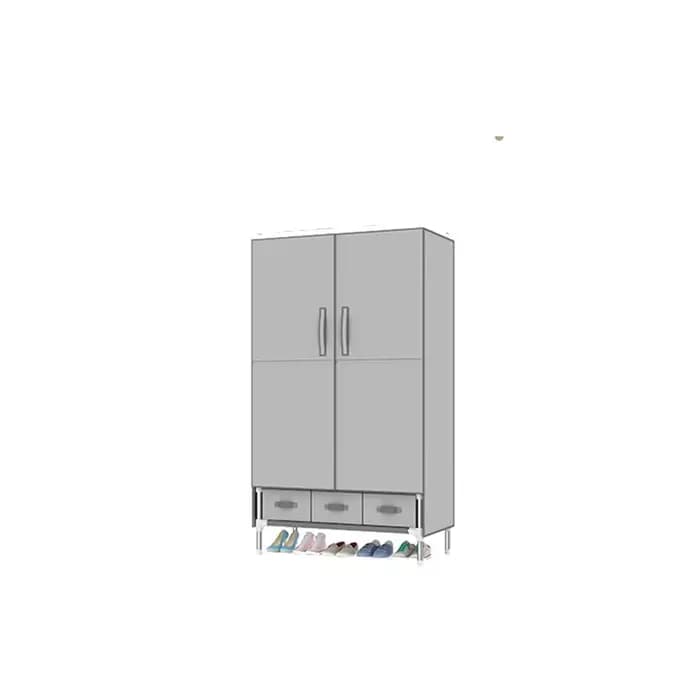 Armoire de rangement multifonction en tissu pour chambre à coucher