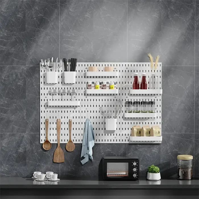 1 pièce ou 1 ensemble étagère murale panneau perforé affichage bricolage
