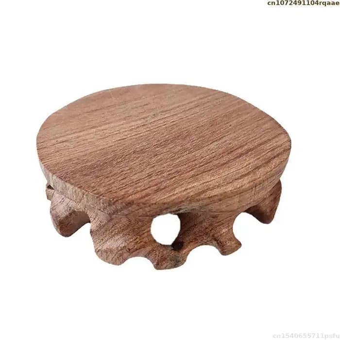 Mini étagère à plantes en bois