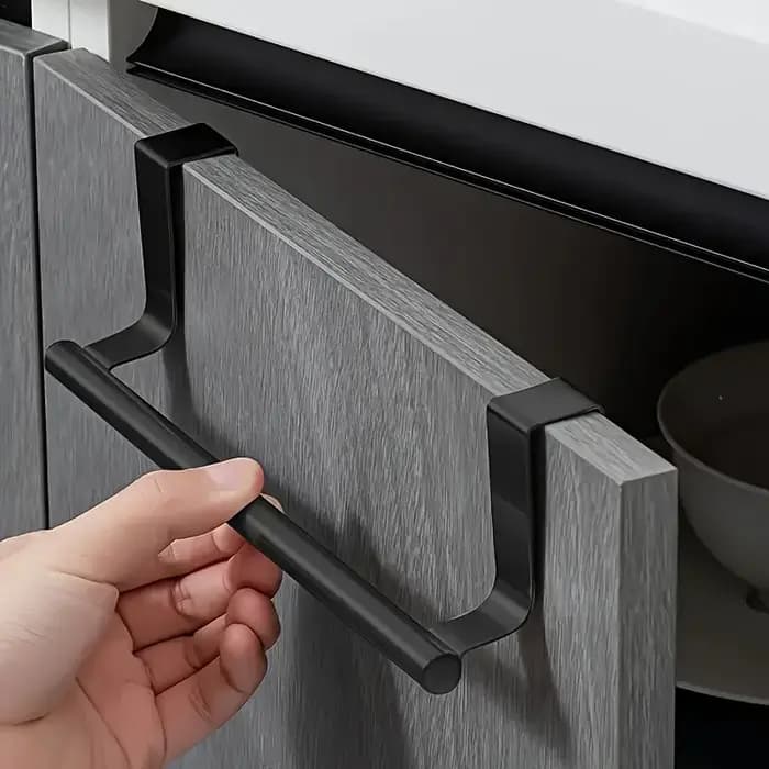 1 pièces porte-serviettes sur porte porte porte-serviettes support suspendu armoire en acier inoxyda