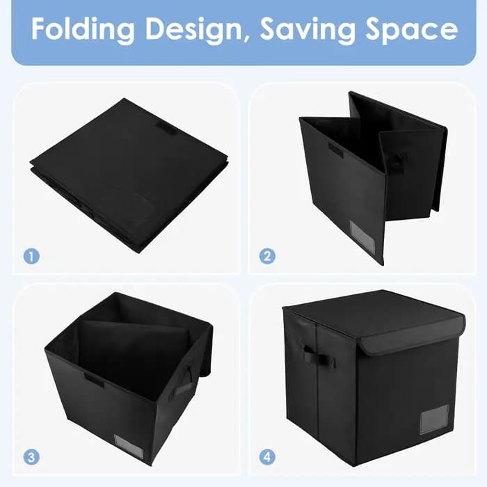 Boîte de rangement pour disques vinyles