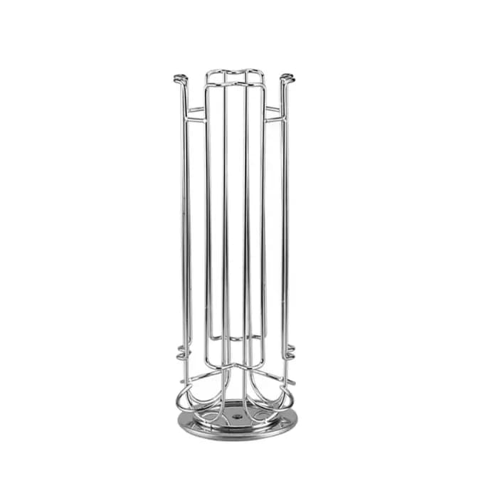 Support de rangement rotatif en métal pour dosettes de café