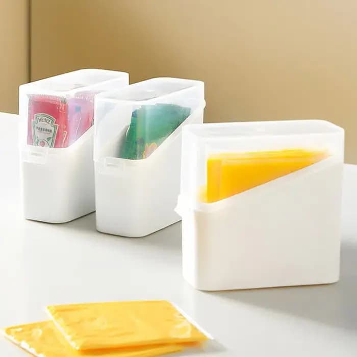 Houseeker-Boîte de rangement transparente pour sachets de thé