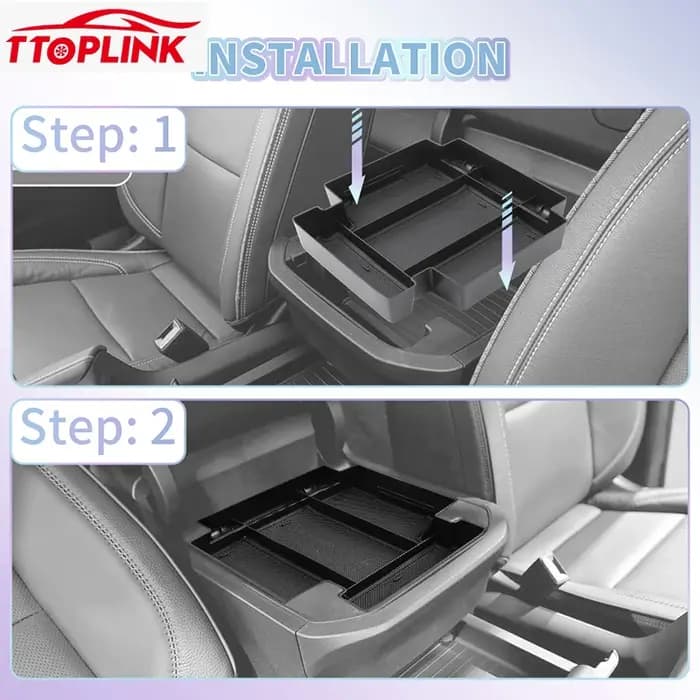 TTOPLINK – boîte de rangement pour accoudoir de Console centrale intérieure ABS