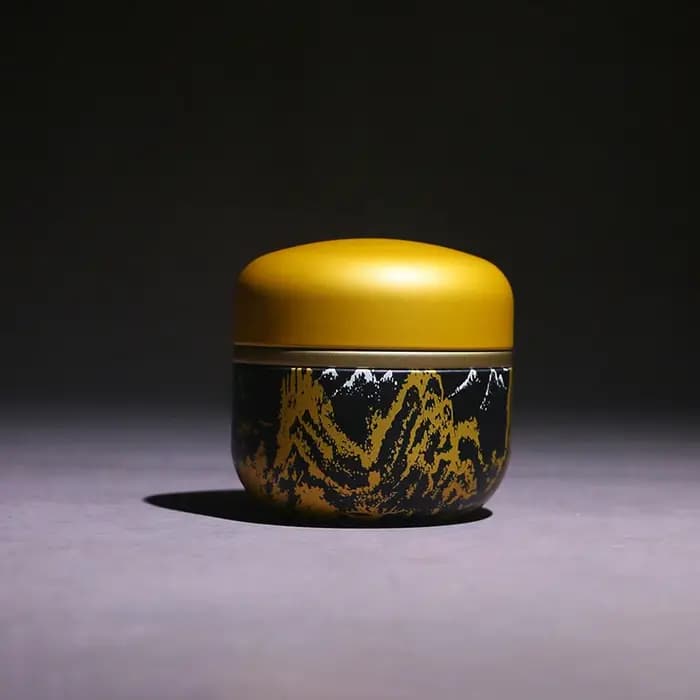 Boîte de rangement japonaise en métal pour thé et café