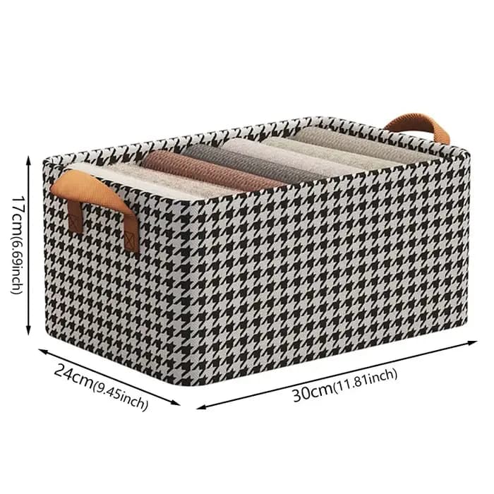 Boîte de rangement pliable en acier pour vêtements, pantalons, sous-vêtements, t-shirts, jeans, avec