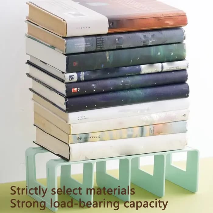 Support de rangement de livres à 4 compartiments